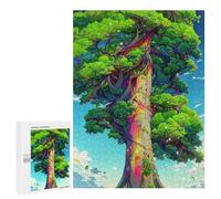 Puzzles 500 PCS pour Adolescents Rainbow Tree Fantasy -1 Puzzles pour Adultes Jeux Relaxants Difficulté Défi Éducatif Difficile 500 PCS