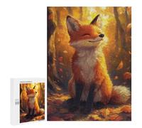 `Puzzles 500 PCS pour Adolescents Smiling Fox Puzzles pour Adultes Jeux De Détente Découpe De Précision Offre Spéciale Cadeaux pour Toute La Famille 500 PCS