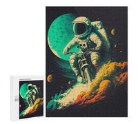 `Puzzles 500 PCS pour Adolescents Space Motorcycle Adventure -1 Puzzles pour Adultes Jeux De Détente Découpe De Précision Offre Spéciale Cadeaux pour Toute La Famille 500 PCS