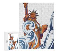 Puzzles 500 PCS pour Adolescents Statue of Liberty Puzzles pour Adultes - Jeux De Construction - Analyse Et Logique - Idées Cadeaux pour Toute La Famille 500 PCS