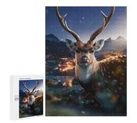 Puzzles 500 PCS pour Adolescents The Beautiful Deer Puzzle pour Adultes : Un Jeu Manuel Amusant Et Humoristique pour Un Anniversaire Ou Noël 500 PCS