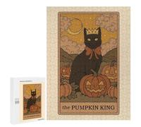 `Puzzles 500 PCS pour Adolescents The Pumpkin King Puzzles pour Adultes Jeux De Détente Découpe De Précision Offre Spéciale Cadeaux pour Toute La Famille 500 PCS