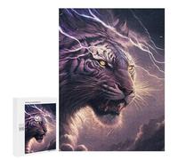 Puzzles 500 PCS pour Adolescents Thundering Tiger Power -3 Puzzles pour Adultes - Jeux De Construction - Analyse Et Logique - Idées Cadeaux pour Toute La Famille 500 PCS