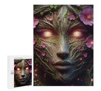 `Puzzles 500 PCS pour Adolescents Tree Spirit Face Puzzles pour Adultes Jeux De Détente Découpe De Précision Offre Spéciale Cadeaux pour Toute La Famille 500 PCS