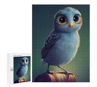 Puzzles 500 PCS pour Adolescents Whimsical Owl Perch Puzzles pour Adultes Décoration Murale Jouet Difficile, Difficile, Stimulant À Compléter 500 PCS