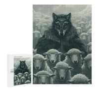 Puzzles 500 PCS pour Adolescents Wolf Mask Sheep Leader Puzzles pour Adultes - Jeux De Construction - Analyse Et Logique - Idées Cadeaux pour Toute La Famille 500 PCS