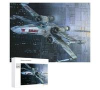 Puzzles 500 PCS pour Adolescents X-Wing Fighter A Galactic Hero's Craft Puzzle pour Adultes Jeux Amusants Une Œuvre d'art Aidez Votre Cerveau À Faire Travailler 500 PCS