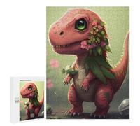 Puzzles 500 PCS pour Adultes Cute Dinosaur Animal Adolescents Puzzles Jeu Manuel Découpe De Précision Aide À Stimuler Le Cerveau 500 PCS