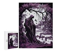 Puzzles 500 PCS pour Adultes Death in Lilac Adolescents Puzzles Jeu Manuel Découpe De Précision Aide À Stimuler Le Cerveau 500 PCS