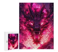 Puzzles 500 PCS pour Adultes Epic Dragon Portrait Adolescents Puzzles Jeu Manuel Découpe De Précision Aide À Stimuler Le Cerveau 500 PCS