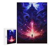 Puzzles 500 PCS pour Adultes Gate to The Cosmic Realm Puzzle, Jouet, Décoration Murale, mais Amusant Et Humoristique, Cadeau d'anniversaire Unique 500 PCS