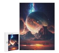 Puzzles 500 PCS pour Adultes Mars A Fiery Planet Adolescents Puzzles Jeu Manuel Découpe De Précision Aide À Stimuler Le Cerveau 500 PCS