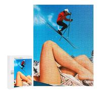 Puzzles 500 PCS pour Adultes Skier's Legs in Summer Setting Puzzles pour Adultes, Jouet, Décoration Murale, Améliore La Mémoire, Cadeau d'anniversaire, Cadeaux, 500 PCS