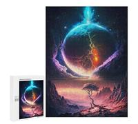 Puzzles 500 PCS pour Adultes Stellar Sunset Galaxy Adolescents Puzzles Jeu Manuel Découpe De Précision Aide À Stimuler Le Cerveau 500 PCS