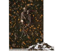 Puzzles 500 pièces Memento Mori Square, pour Adultes et Puzzles en Bois, Jeu Stimulant 500 pièces (52 x 38 cm)
