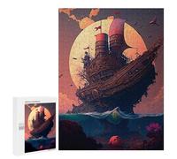 Puzzles 500 pièces pour adolescents Expédition mystique sous pleine lune Puzzles Jeux de relaxation Encourager la mémoire toute la famille 500 pièces