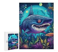 Puzzles 500 pièces pour adolescents Underwater Fantasy The Enchanted Shark Puzzles pour adultes Jeux de relaxation Difficile Défi d'apprentissage exigeant 500 pièces