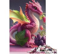 Puzzles 500 pièces pour Adultes, adorables bébés Dragons, Puzzles en Bois pour Adultes, Jeu Stimulant, 500 pièces (52 x 38 cm)