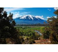 Puzzles 500 pièces pour Adultes et Enfants - Puzzles pour Adultes, 500 pièces à Faire soi-même, Forêt, Paysage, Montagnes, États-Unis, Colorado 52 x 38 cm