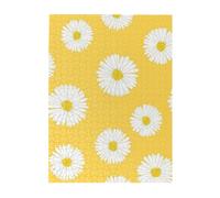 Puzzles 500 pièces pour Adultes Familles Jeu de Puzzle pour Toute la Famille Puzzles stimulants,Aster Blanc Marguerite Jaune