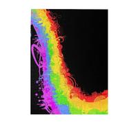 Puzzles 500 pièces pour Adultes Familles Jeu de Puzzle pour Toute la Famille Puzzles stimulants,l'amour gagne l'arc-en-Ciel
