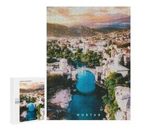 Puzzles 500 pièces pour adultes Mostar Puzzles pour adolescents Jouets Décoration murale Décoration parfaite Difficile à résoudre 500 pièces