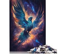 Puzzles 500 pièces pour Adultes, Puzzle Galaxy Phoenix Bird, Puzzles, Art, Bricolage, Cadeau, Jouet, Jeu Familial, 500 pièces (52 x 38 cm)