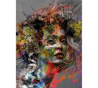 Puzzles 5000 pièces pour adultes pour enfants - Puzzles 5000 pièces pour adultes - Femme colorée - Jouets de jeu de puzzle de qualité supérieure - Comprend une affiche illustrée - Passe-temps relaxan