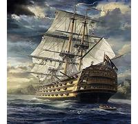 Puzzles 5000 pièces pour Adultes - Puzzles de navires de Guerre Anciens pour Adultes - Puzzle - Puzzles pour Enfants Femme Filles Hommes Adolescents 156,5 × 105,5 cm