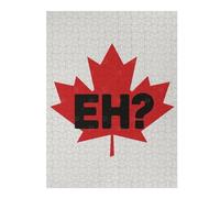 Puzzles 52x38cm/1000pcs pour Adolescents Canadian Maple Leaf with EH Puzzle Adulte Jeu Manuel D'assemblage De Motifs pour Les Jeux 52x38cm/1000pcs
