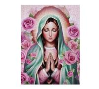 Puzzles 52x38cm/1000pcs pour Adolescents Christ Poster Catholic 2 Puzzle Jeux De Famille Décoration Intérieure Cadeaux Anti-Stress 52x38cm/1000pcs