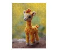 Puzzles 52x38cm/1000pcs pour Adolescents Cute Giraffe Baby Giraffes Puzzle pour Adultes, Jouet, Décoration Murale, pour S'amuser en Famille, Défi À Relever 52x38cm/1000pcs