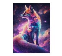 Puzzles 52x38cm/1000pcs pour Adolescents Fox Constellation Puzzle pour Adultes, Jouet, Décoration Murale, pour S'amuser en Famille, Défi À Relever 52x38cm/1000pcs