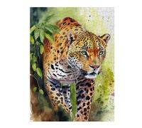 Puzzles 52x38cm/1000pcs pour Adolescents Leopard in The Jungle Puzzles À Monter Soi-même, Jouets De Course À La Main, Une Offre Idéale comme Cadeau pour Toute La Famille 52x38cm/1000pcs
