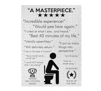 Puzzles 52x38cm/1000pcs pour Adolescents Masterpiece Funny Bathroom Puzzle pour Adultes Jeu De Réflexion Analyse Et Logique Cadeaux pour Amis Et Famille 52x38cm/1000pcs