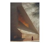 Puzzles 52x38cm/1000pcs pour Adolescents Minimalism in Architecture Puzzle pour Adultes Jeu De Réflexion Analyse Et Logique Cadeaux pour Amis Et Famille 52x38cm/1000pcs