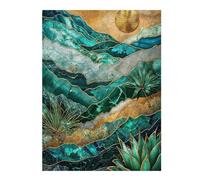 Puzzles 52x38cm/1000pcs pour Adolescents Mystic Dune Kintsugi Art Puzzle Adulte Jeu Manuel D'assemblage De Motifs pour Les Jeux 52x38cm/1000pcs