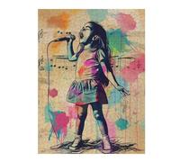 Puzzles 52x38cm/1000pcs pour Adolescents Sirens Kids Song Jeux Relaxants pour Adultes Difficile Difficile Cadeaux pour Les Amis Et La Famille 52x38cm/1000pcs