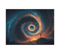 Puzzles 52x38cm/1000pcs pour Adolescents Stellar Vortex Cosmic Journey Puzzle Adulte Jeu Manuel Décoration Parfaite Aide À Exercer Le Cerveau 52x38cm/1000pcs