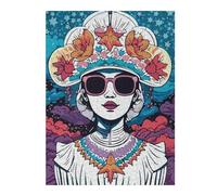 Puzzles 52x38cm/1000pcs pour Adolescents Stylish and Powerful Woman Puzzles pour Adolescents - Jeu Manuel - Décoration Murale - Cadeaux Anti-Stress 52x38cm/1000pcs