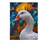 Puzzles 52x38cm/1000pcs pour Adolescents The Castle Night Duck Puzzle Jeux De Famille Décoration Intérieure Cadeaux Anti-Stress 52x38cm/1000pcs