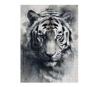 Puzzles 52x38cm/1000pcs pour Adolescents Tiger Beauty Watercolor Puzzles À Monter Soi-même, Jouets De Course À La Main, Une Offre Idéale comme Cadeau pour Toute La Famille 52x38cm/1000pcs