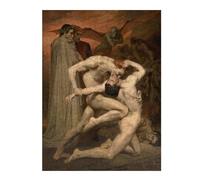 Puzzles 52x38cm/1000pcs pour Adultes Dante and Virgil Puzzle Anti-Stress, Jouet De Décoration Intérieure, Défi Éducatif 52x38cm/1000pcs