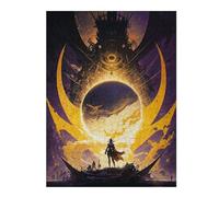 Puzzles 52x38cm/1000pcs pour Adultes Eclipse of The Unknown Casse-têtes pour Adultes Jeu Manuel Assemblage De Motifs Cadeaux De Noël Et d'anniversaire 52x38cm/1000pcs