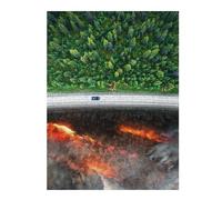 Puzzles 52x38cm/1000pcs pour Adultes Global Warming Puzzles pour Adultes, Jouets À Monter Soi-même, Cadeaux pour Femmes (Anniversaire, Noël) 52x38cm/1000pcs