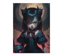 Puzzles 52x38cm/1000pcs pour Adultes Gothic Vampire Maiden Puzzles À Monter Soi-même, Jouets, Modèles À Assembler, Cadeaux pour Les Amis Et La Famille 52x38cm/1000pcs