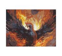 Puzzles 52x38cm/1000pcs pour Adultes Phoenix Vintage Puzzles pour Adultes Jeu Manuel Difficile Difficile Cadeaux pour Les Amis Et La Famille 52x38cm/1000pcs