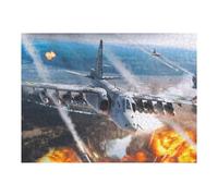 Puzzles 52x38cm/1000pcs pour Adultes Sukhoi Su 25 Puzzles pour Adultes Jeu Manuel Difficile Difficile Cadeaux pour Les Amis Et La Famille 52x38cm/1000pcs