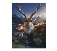 Puzzles 52x38cm/1000pcs pour Adultes The Beautiful Deer Puzzles À Monter Soi-même, Jouets, Modèles À Assembler, Cadeaux pour Les Amis Et La Famille 52x38cm/1000pcs