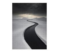 Puzzles 52x38cm/1000pcs pour Adultes Winding River in Snow Puzzle Anti-Stress, Jouet De Décoration Intérieure, Défi Éducatif 52x38cm/1000pcs
